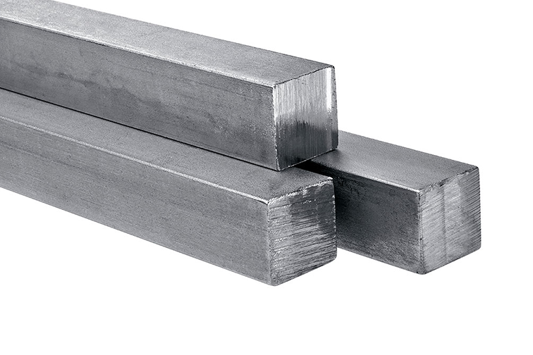 barra quadrada de aço